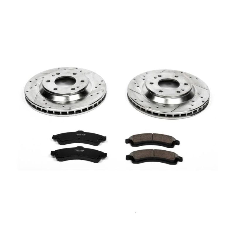 PSB Z23 Evolution Kit - Power Stop 04-05 Buick Rainier Front Z23 Evolution Sport Brake Kit