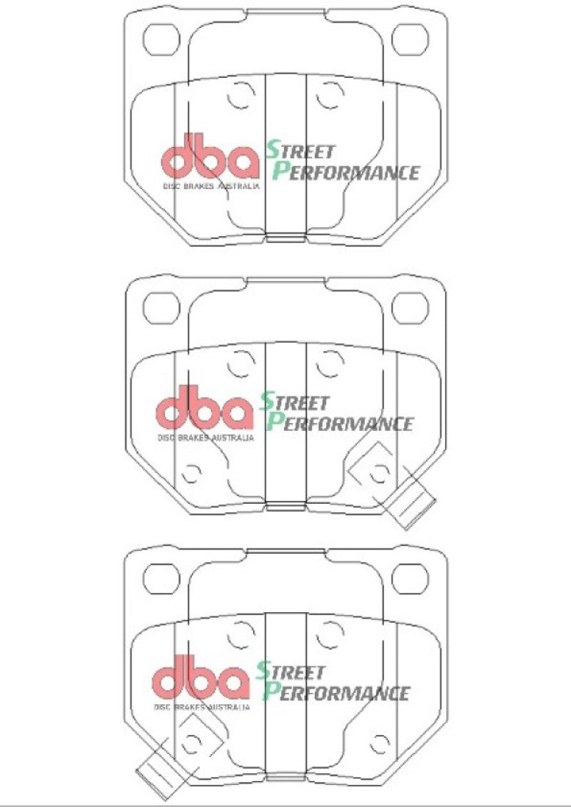 DBA SP500 Brake Pads - DBA 06-07 Subaru WRX SP500 Rear Brake Pads