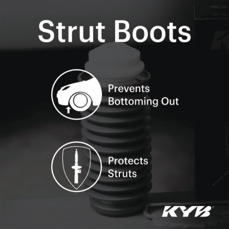 KYB Strut Boots - KYB 17-21 Honda Ridgeline Strut Boot - Rear