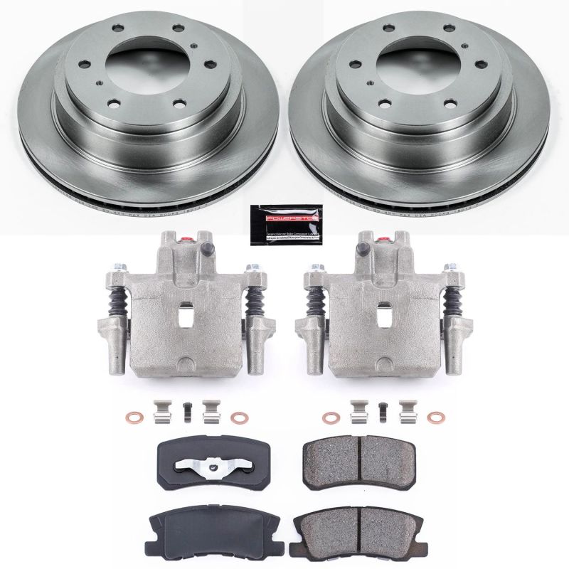 PSB Autospecialty Kit w/Cals - Power Stop 01-06 Mitsubishi Montero Rear Autospecialty Brake Kit w/Calipers