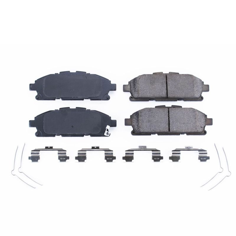 PSB Z17 Evolution Brake Pads - Power Stop 11-17 Nissan Quest Front Z17 Evolution Ceramic Brake Pads w/Hardware