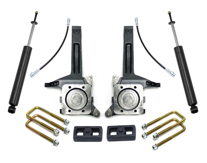 MXT Lift Spindles - MaxTrac 07-18 Toyota Tundra 2WD 3.5in/2in MaxPro Spindle Lift Kit w/MaxTrac Shocks