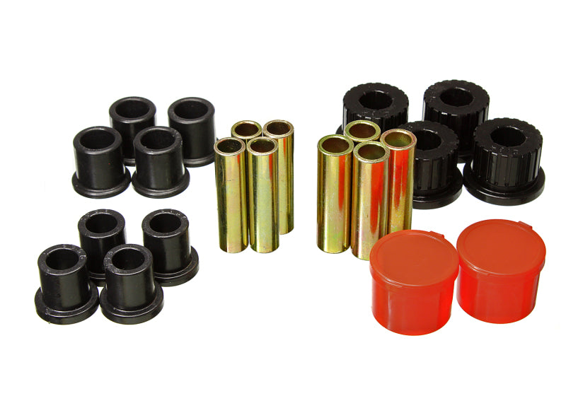 ES Leaf Spring Pads - Black - Energy Suspension 98-11 Ford Ranger 2/4WD Rear Leaf Spring Bushing Set - Black