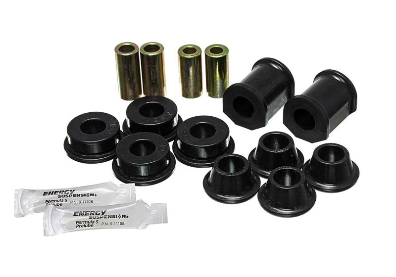 ES Cntrl Arm Bushings - Black - Energy Suspension 8/73-79 VW Super Beetle (Stamped) Black Front Control Arm Bushing Set