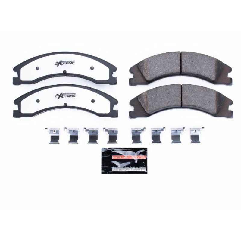 PSB Z36 Truck & Tow Brake Pads - Power Stop 08-19 Ford E-450 Super Duty Rear Z36 Truck & Tow Brake Pads w/Hardware