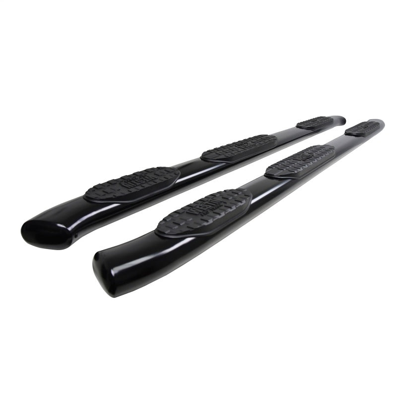 WES Nerf Bars - PRO TRAXX 5 - Westin 2019 Chevrolet Silverado Double Cab w/ 6.5in Bed PRO TRAXX 5 W2W Oval Nerf Step Bars - Black