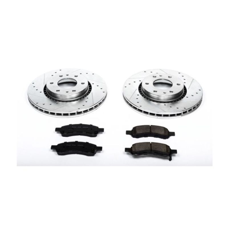 PSB Z23 Evolution Kit - Power Stop 06-07 Buick Rainier Front Z23 Evolution Sport Brake Kit