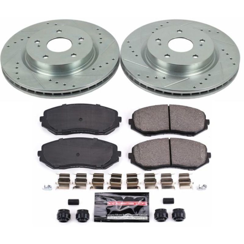 PSB Z23 Evolution Kit - Power Stop 06-13 Suzuki Grand Vitara Front Z23 Evolution Sport Brake Kit