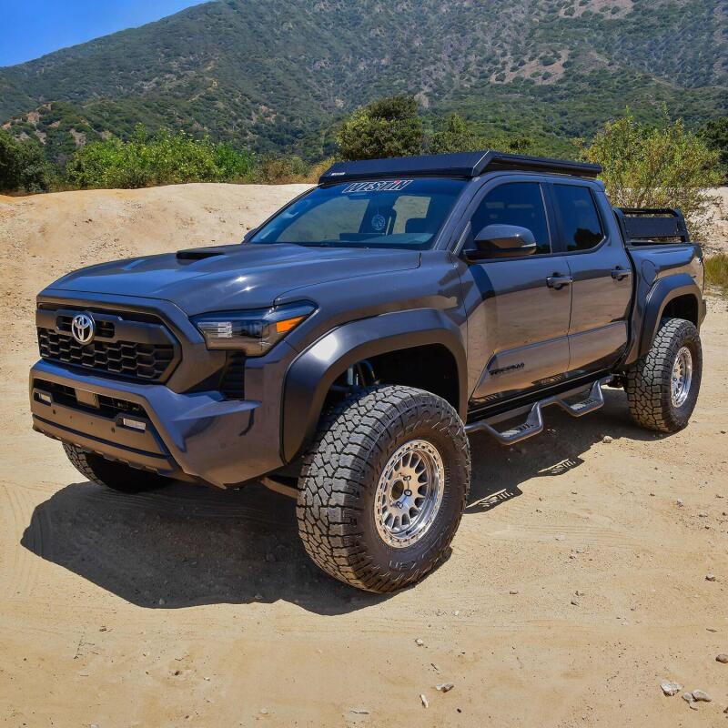 WES Nerf Bars - Outlaw - Westin 2024 Toyota Tacoma Outlaw Drop Nerf Step Bars - Textured Black