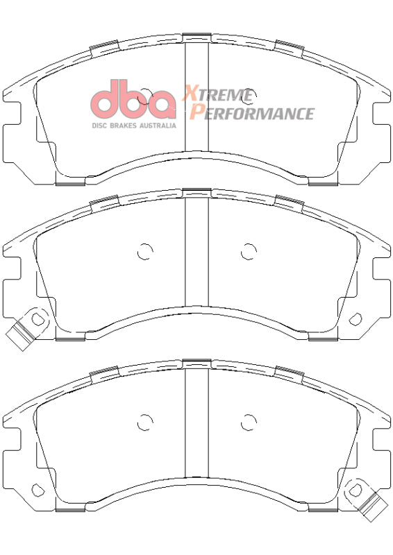 DBA XP650 Brake Pads - DBA 00-04 Mitsubishi Montero Sport XP650 Front Brake Pads