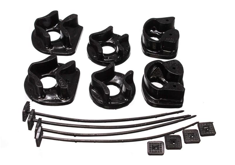 ES Motor Mounts - Black - Energy Suspension 90-93 Acura Integra Black Motor Mount Inserts (2 Torque Mount Positions)