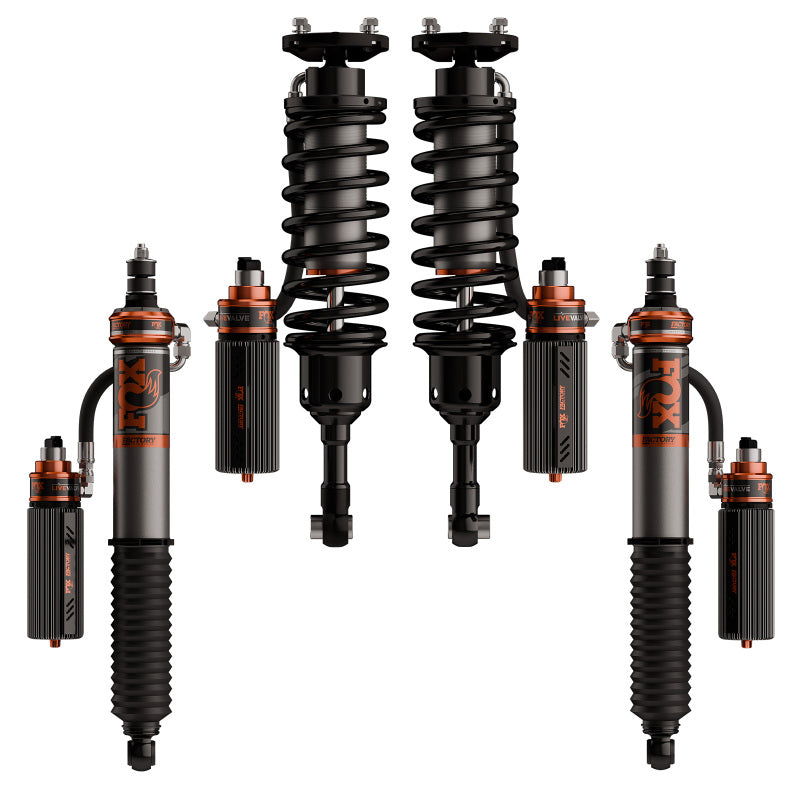 FOX 3.0 Factory Bypass Shock - Fox 2024+ Toyota Tacoma 3.2 Factory Race Live Valve Internal Bypass Coilover Kit - 2-3in Lift