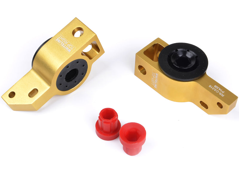 WL Anti-Lift Kits - Whiteline VAG MK4/MK5 Front Lower control arm anti-dive caster kit
