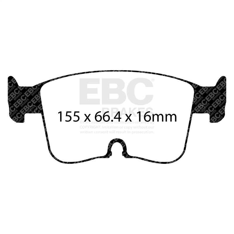 EBC Redstuff Brake Pad Sets - EBC 2022+ Audi A3 2.0T (40) Redstuff Front Brake Pads