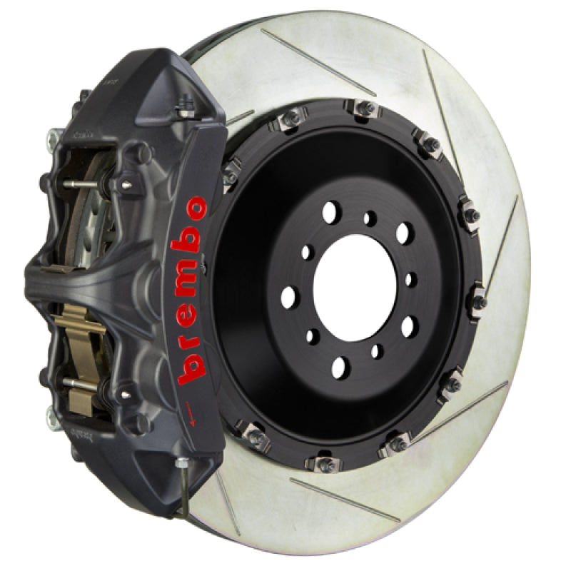 BRB Big Brake Kits - Brembo 2023 Volkswagen Tiguan R (Mk2) Front GTS BBK 6-Piston 405x34 2-Piece Rotors Slotted - Black H