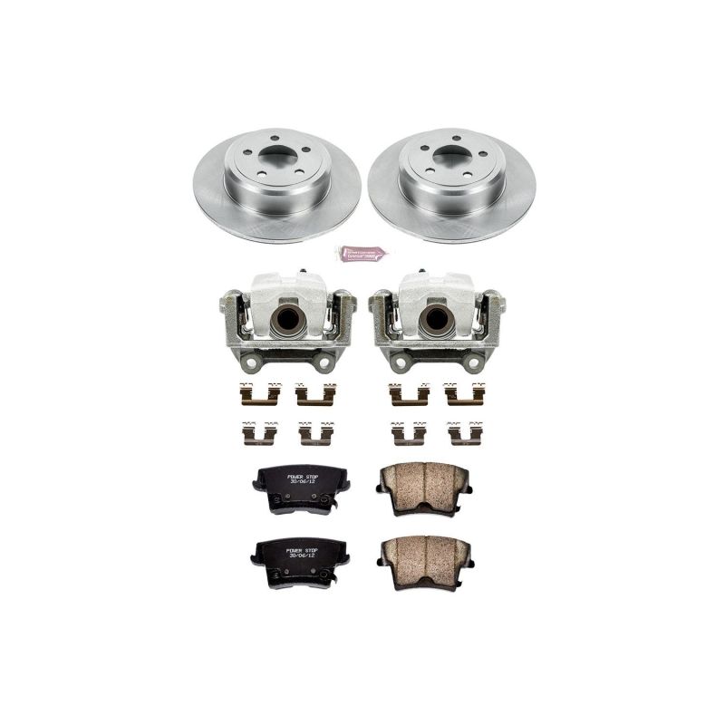 PSB Autospecialty Kit w/Cals - Power Stop 05-19 Chrysler 300 Rear Autospecialty Brake Kit w/Calipers