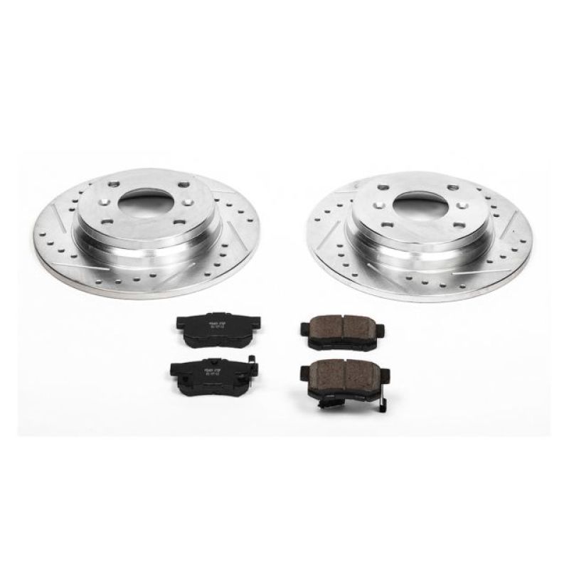 PSB Z23 Evolution Kit - Power Stop 92-96 Honda Prelude Rear Z23 Evolution Sport Brake Kit