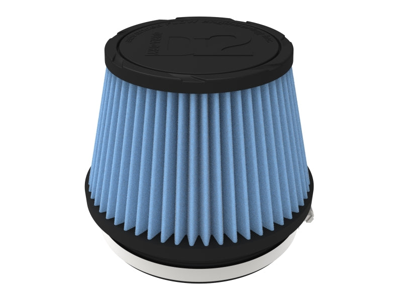 AFE Universal D2 Dura Dry Air Filter - aFe POWER Universal Clamp-On Air Filter w/ D2 Dura-Dry Media - 6in F x 7.5in B x 5.5in T x 5in H