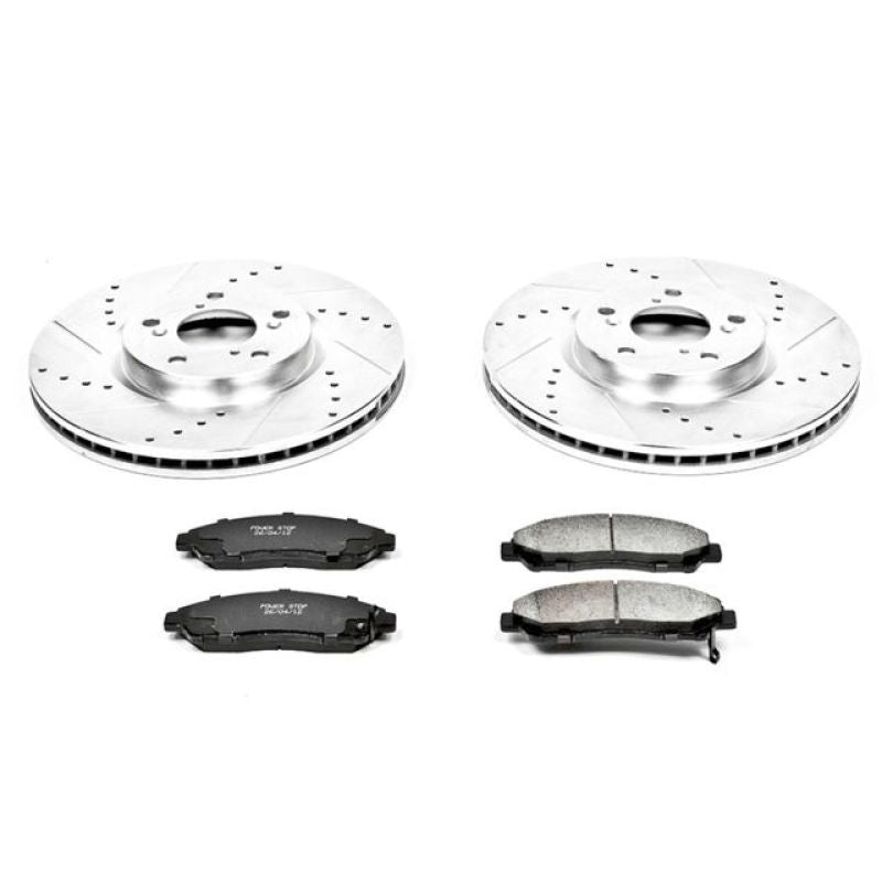 PSB Z23 Evolution Kit - Power Stop 07-13 Acura MDX Front Z23 Evolution Sport Brake Kit