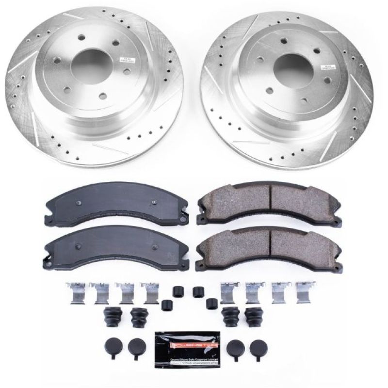 PSB Z23 Evolution Kit - Power Stop 16-18 Nissan Titan XD Rear Z23 Evolution Sport Brake Kit