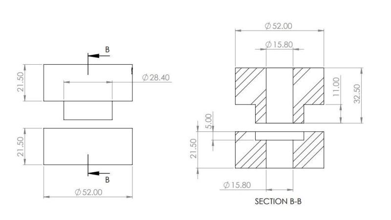 SPR Bushing Kits - SuperPro Front Shock Absorber Upper Bushing Kit