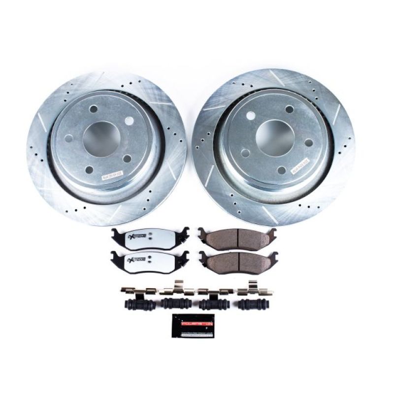 PSB Z36 Truck & Tow Kit - Power Stop 11-18 Ram 1500 Rear Z36 Truck & Tow Brake Kit