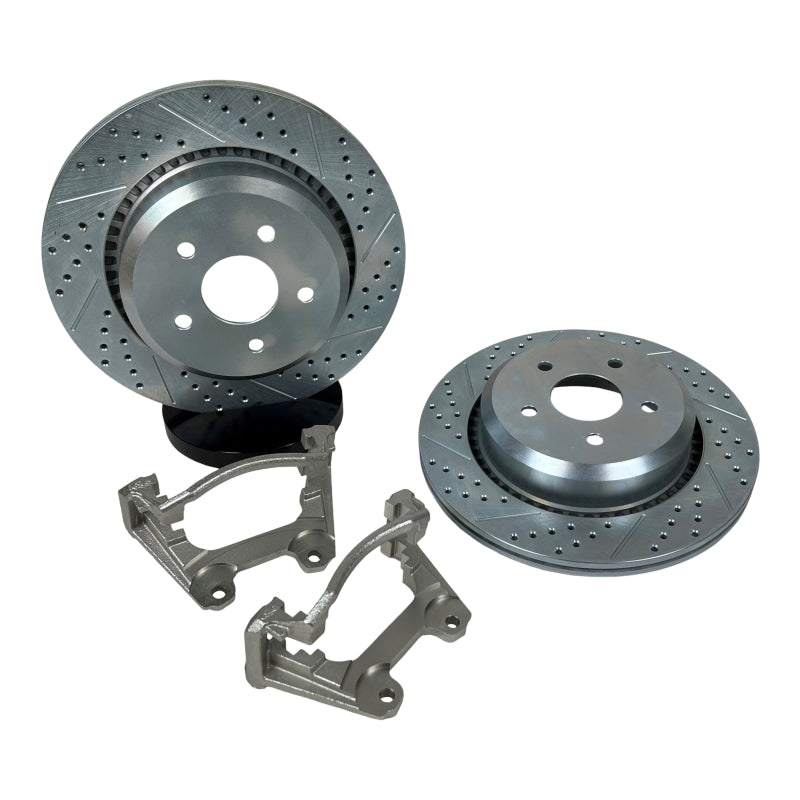 BAE Claw Performance Rotors - Baer Brakes 21-25 Jeep Wrangler JL/20-25 Gladiator JT Big Claw Performance Rear Rotors