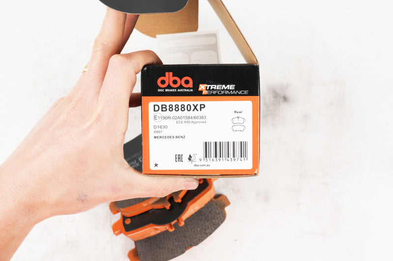 DBA XP Performance Brake Pads - DBA 14-19 Mercedes-Benz CLA45 AMG XP Performance Rear Brake Pads