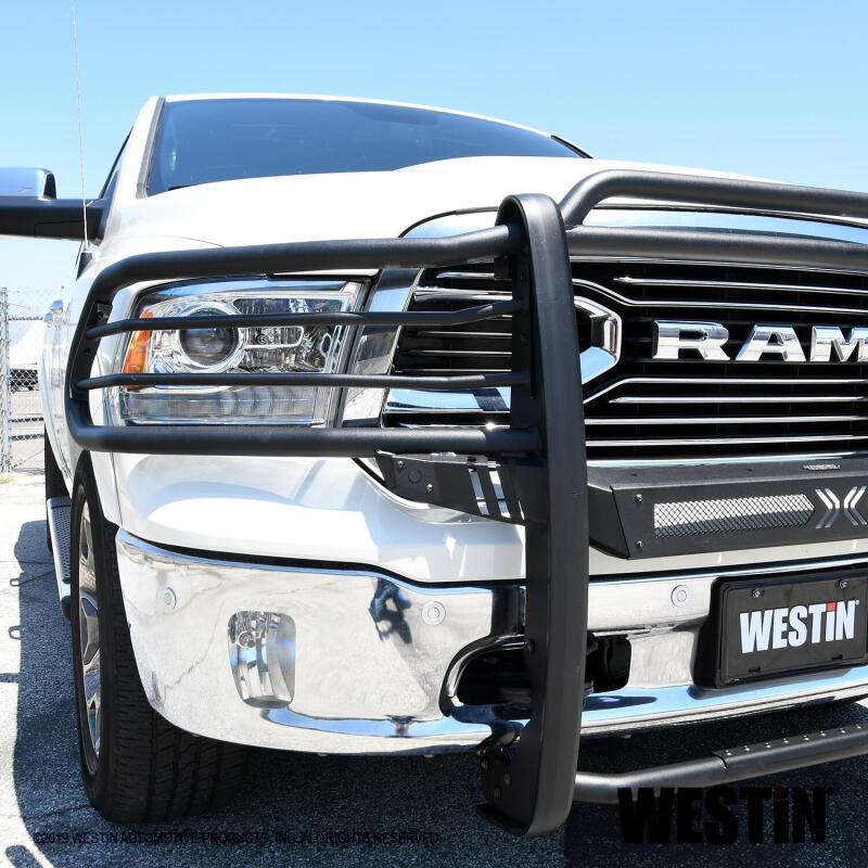 WES Sportsman Grille Guards - Westin 19-21 Ram 1500 Classic (Excl Rebel) Sportsman X Grille Guard - Textured Black
