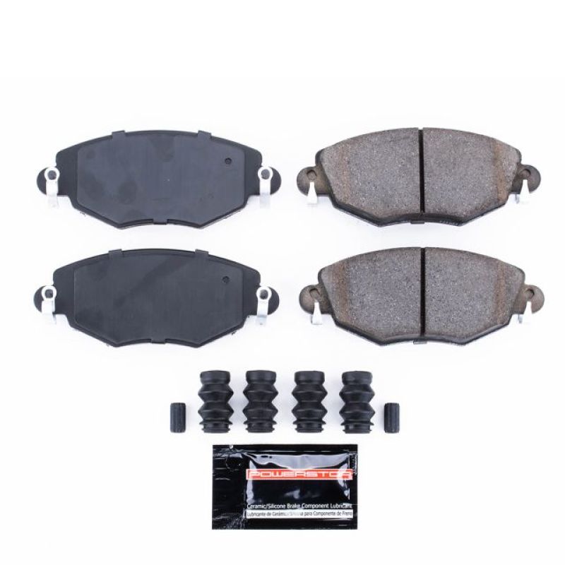 PSB Z23 Evolution Brake Pads - Power Stop 02-08 Jaguar X-Type Front Z23 Evolution Sport Brake Pads w/Hardware
