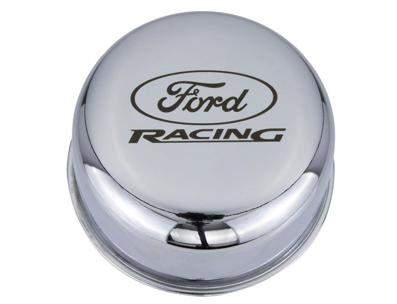 FR Breather Caps - Ford Racing Chrome Breather Cap W/ Ford Racing Logo