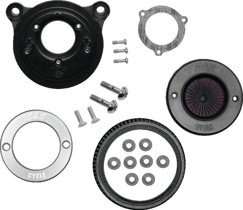 SSC Air Stinger Kits - S&S Cycle 08-16 Touring/16-17 Softail Stealth Air Stinger Kit w/ S&S Ring