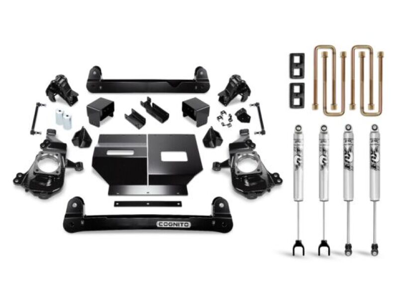 COG Lift Kit - Standard - Cognito 20-24 Chevy/GMC Silverado/Sierra 2500/3500 HD 2WD/4WD 4in Std Lift Kit w/ Fox PS 2.0 IFP