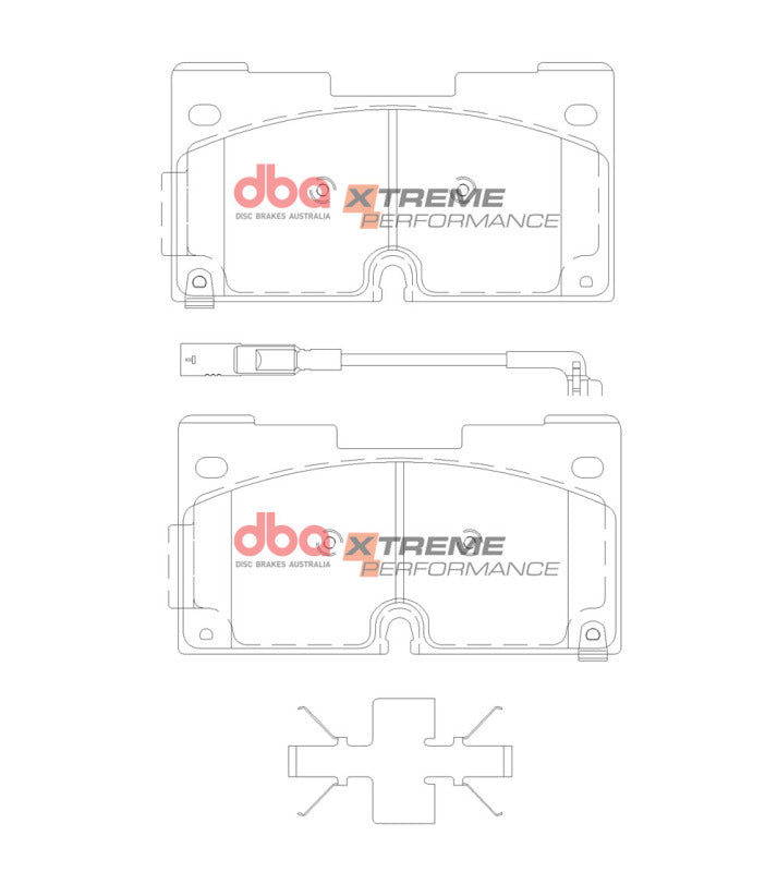 DBA XP Performance Brake Pads - DBA 21-23 Cadillac Escalade (Excl 6 Piston BBK) Front XP Performance Brake Pads