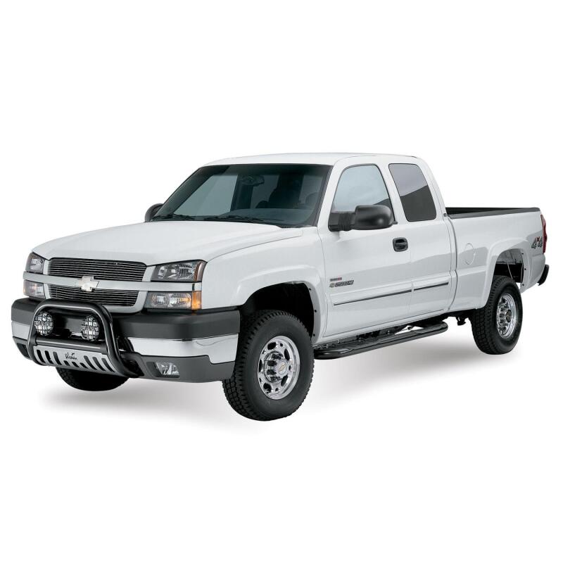 WES Nerf Bars - Signature 3 - Westin 1999-2013 Chevy Silverado 1500 Crew Cab Signature 3 Nerf Step Bars - Black
