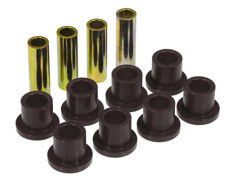 PRO Spring/Shackle Bush- Blk - Prothane 73-79 Ford F250 Crew Cab / F350 Rear Spring & Shackle Bushings - Black