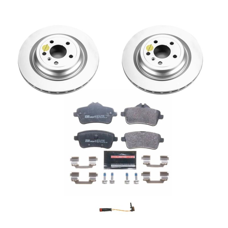 PSB Euro-Stop Kit - Power Stop 2016 Mercedes-Benz GLE300d Rear Euro-Stop Brake Kit