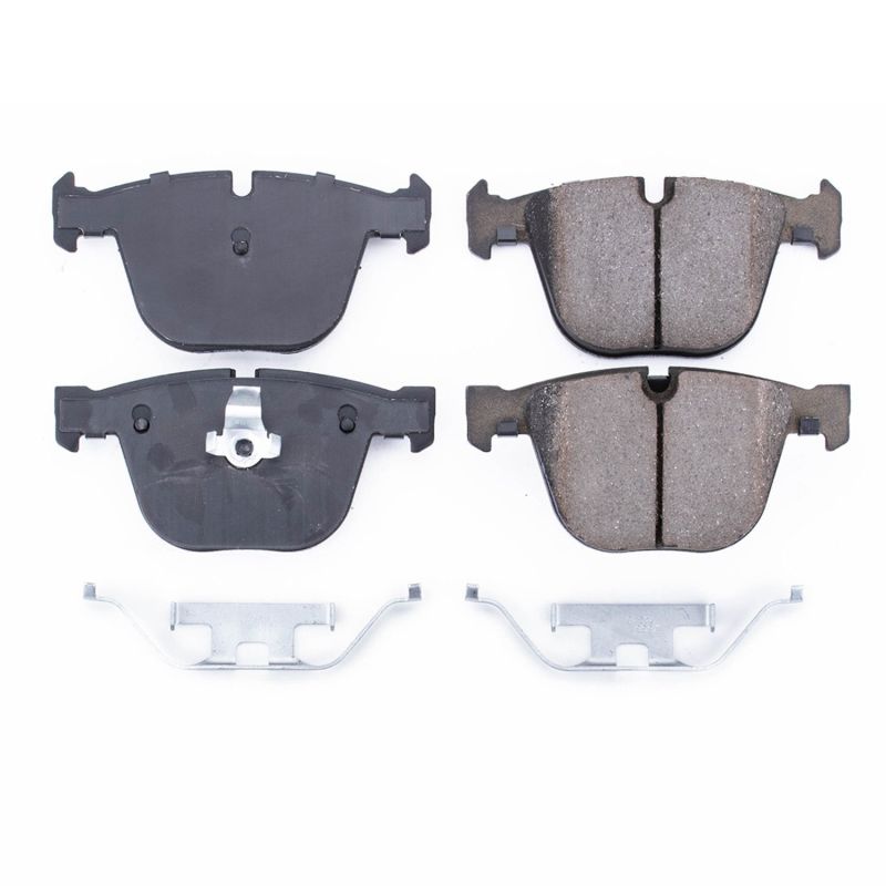 PSB Z17 Evolution Brake Pads - Power Stop 07-18 BMW X5 Rear Z17 Evolution Ceramic Brake Pads w/Hardware
