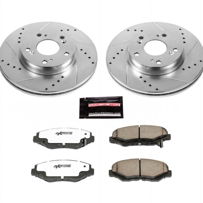 PSB Z26 Street Warrior Kit - Power Stop 2013 Acura ILX Front Z26 Street Warrior Brake Kit
