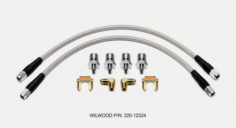 WIL Flexline Brake Hose - Wilwood Flexline Kit 41-56 Buick
