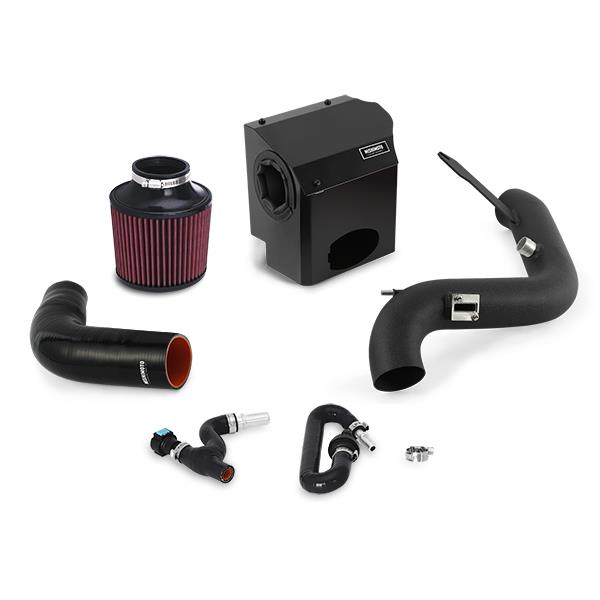 MM Air Intakes - Mishimoto 2016 Ford Fiesta ST 1.6L Performance Air Intake Kit - Wrinkle Black