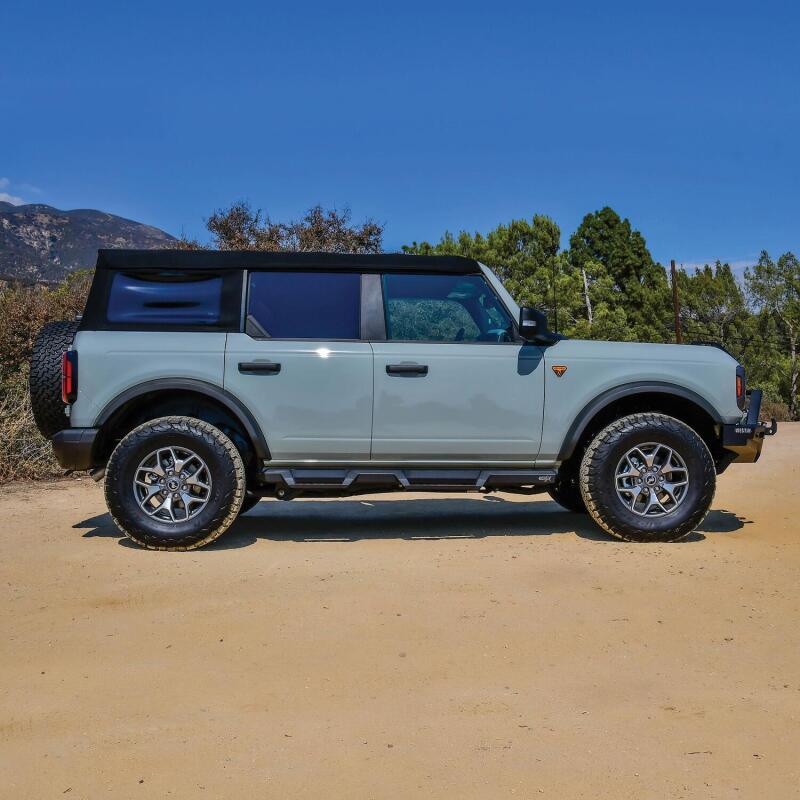 WES Nerf Bars - HDX Drop - Westin/HDX 2021+ Ford Bronco Drop Nerf Step Bars - Textured Black