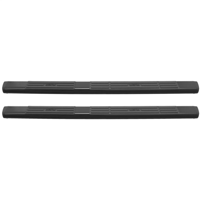 WES Nerf Bars - Premier 6 - Westin Premier 6 in Oval Side Bar - Mild Steel 75 in - Black