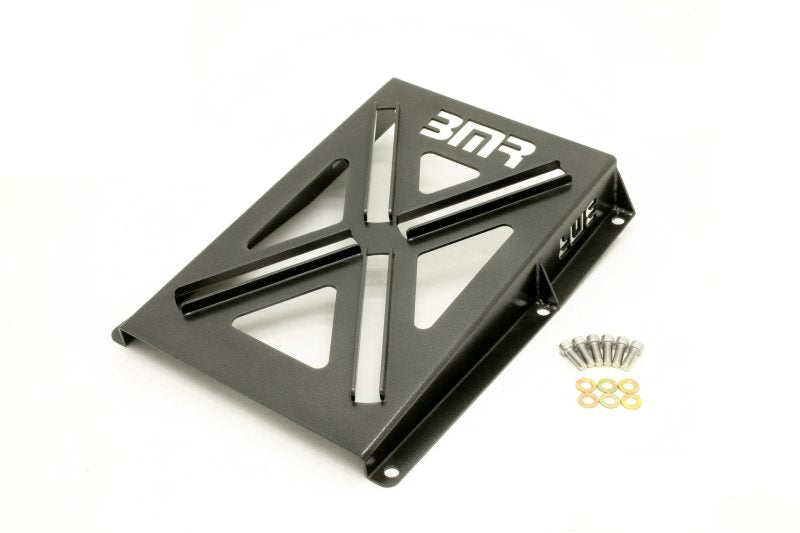 BMR Tunnel Braces - BMR 67-69 1st Gen F-Body Convertible Only Driveshaft Tunnel Brace - Black Hammertone
