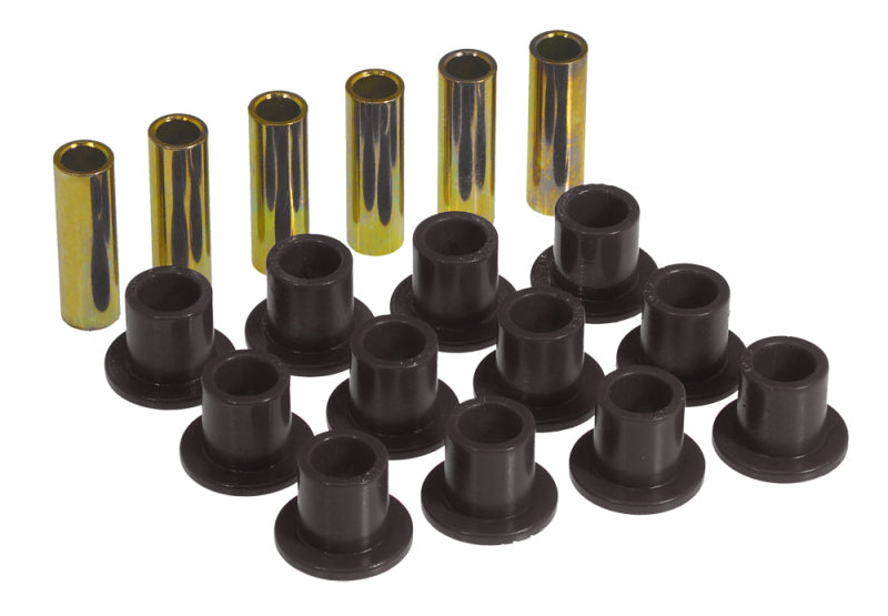 PRO Spring/Shackle Bush- Blk - Prothane 61-68 International Scout 80/800 Spring & Shackle Bushings - Black