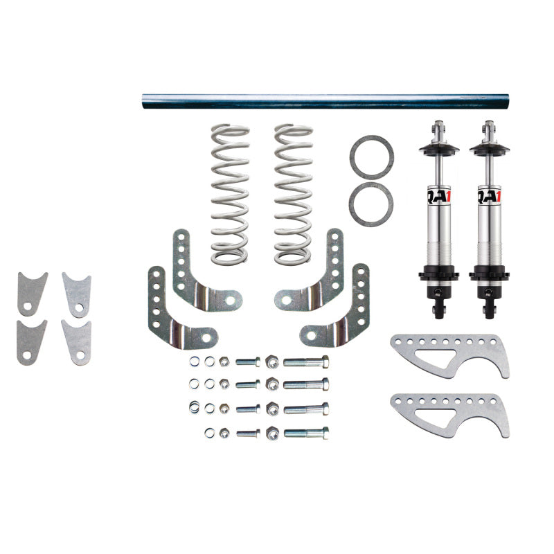QAP Coil-Overs - Weld-In - QA1 Pro Rear Weld-In Coil-Over System - Single Adj. - 12in x 130lbs/in - 3in Tube - Aluminum