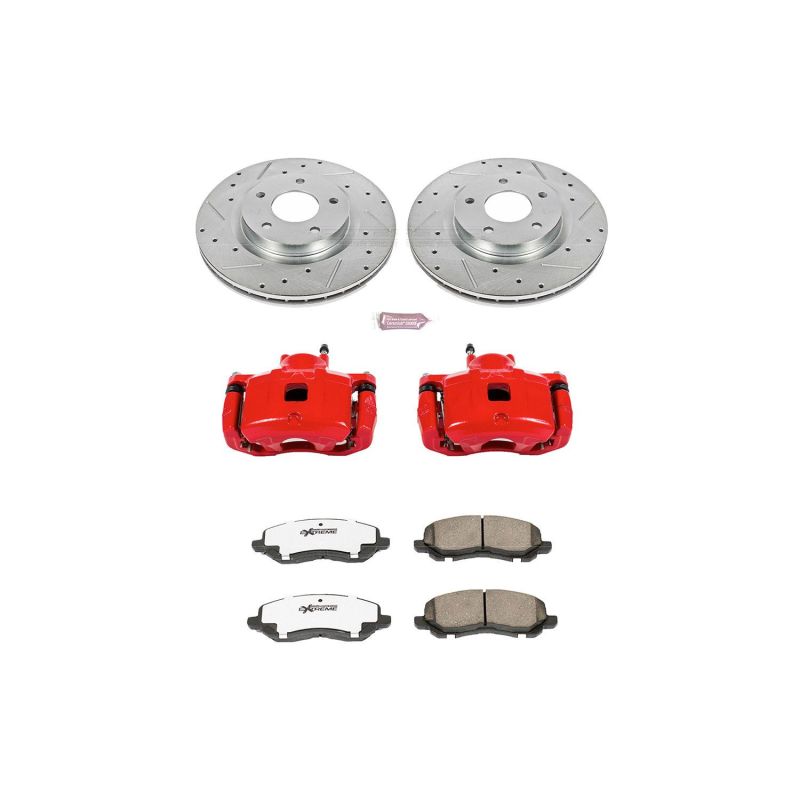 PSB Z26 Street Kit w/Cals - Power Stop 11-14 Chrysler 200 Front Z26 Street Warrior Brake Kit w/Calipers
