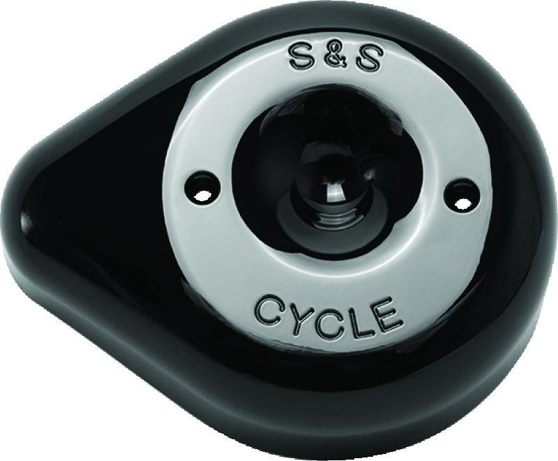SSC Air Cleaner Kits - S&S Cycle Stealth Applications Teardrop Air Cleaner Cover - Gloss Black