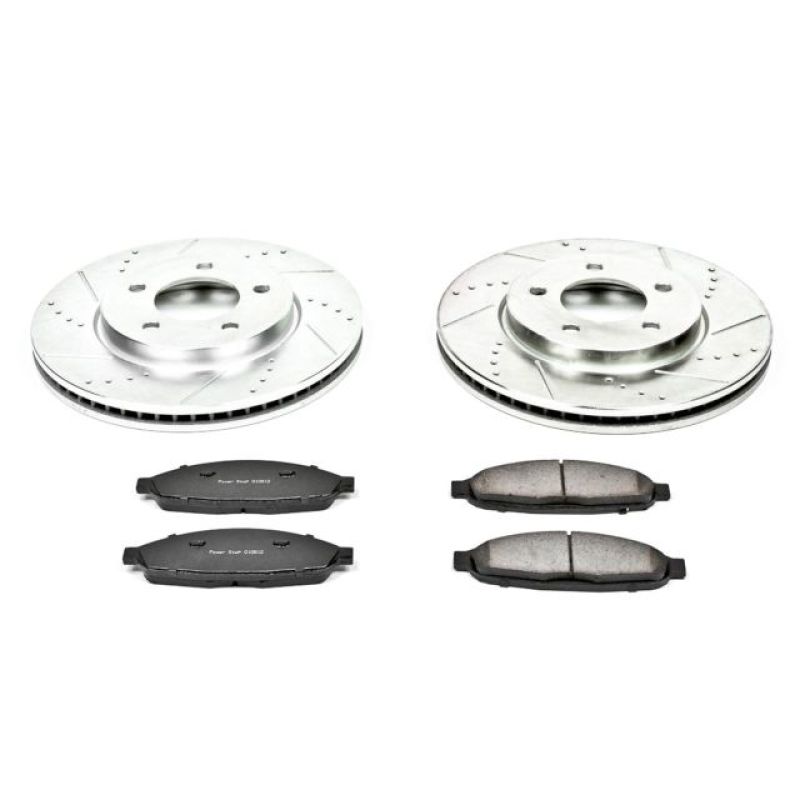 PSB Z23 Evolution Kit - Power Stop 04-08 Chrysler Pacifica Front Z23 Evolution Sport Brake Kit