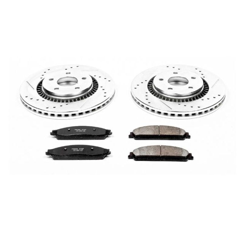 PSB Z23 Evolution Kit - Power Stop 05-07 Ford Five Hundred Front Z23 Evolution Sport Brake Kit
